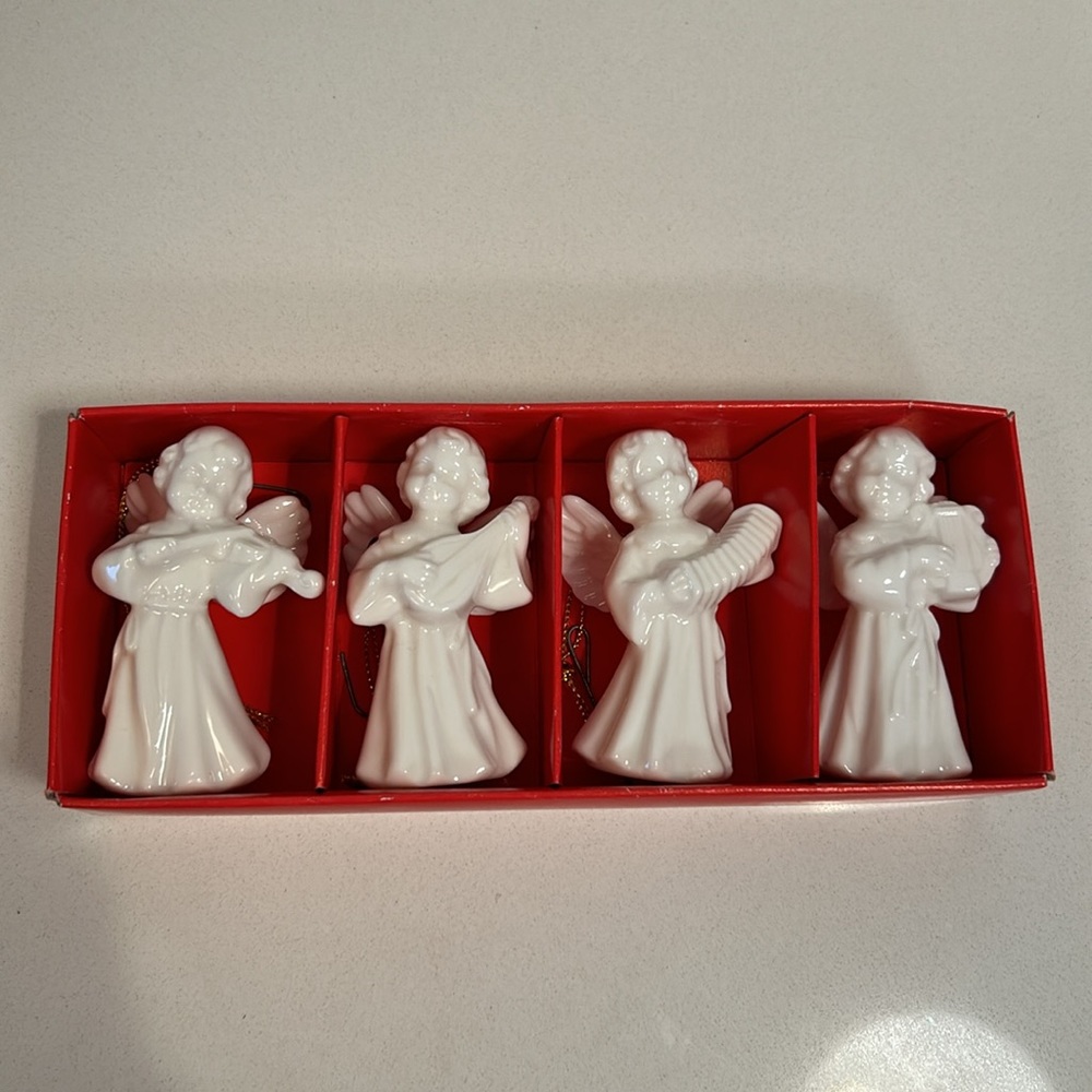 Vintage Gorham Angel ornaments